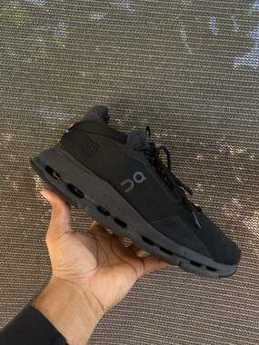On Cloudnova 2 All Black Men's Running Shoes